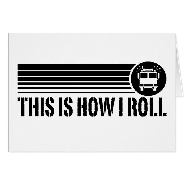 Funny Firefighter (Voorkant Horizontaal)