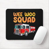 Funny Firefighter Art For Kids Men Women Fireman F Muismat (Met muis)