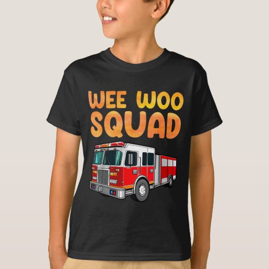 Funny Firefighter Art For Kids Men Women Fireman F T-shirt (Voorkant)