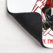 Funny Firefighter Art For Men Women Fireman Gag Fi Muismat (Hoek)