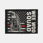 Funny Firefighter Art For Men Women Kids Fire Truc Fleece Deken (Voorkant (Horizontaal))