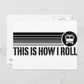 Funny Firefighter Briefkaart (Voorkant / Achterkant)