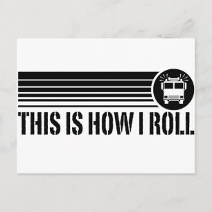 Funny Firefighter Briefkaart