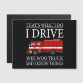 Funny Firefighter dat is wat ik doe als ik Wee Woo (Voorkant / Achterkant)