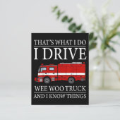 Funny Firefighter dat is wat ik doe als ik Wee Woo (Staand voorkant)