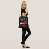 Funny Firefighter dat is wat ik doe als ik Wee Woo Tote Bag (Op model)
