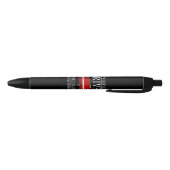 Funny Firefighter dat is wat ik doe als ik Wee Woo Zwarte Inkt Pen (Bodem)