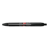 Funny Firefighter dat is wat ik doe als ik Wee Woo Zwarte Inkt Pen (Achterkant)
