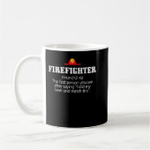 Funny Firefighter Definition Koffiemok (Links)