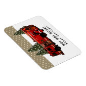 Funny Firefighter Holiday Gift Magneet (Rechterzijde)