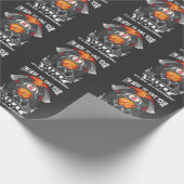 Funny Firefighter Joke Cat Rescue Cadeaupapier (Hoek)