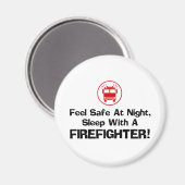 Funny Firefighter Magneet (Voorkant / Achterkant)