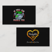 Funny FireFighter Police Kantoor Defibrillator Aanbevelingskaartje (Voorkant / Achterkant)