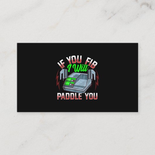 Funny FireFighter Police Kantoor Defibrillator Aanbevelingskaartje (Voorkant)