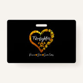 Funny FireFighter Police Kantoor Defibrillator Badge (Achterkant)