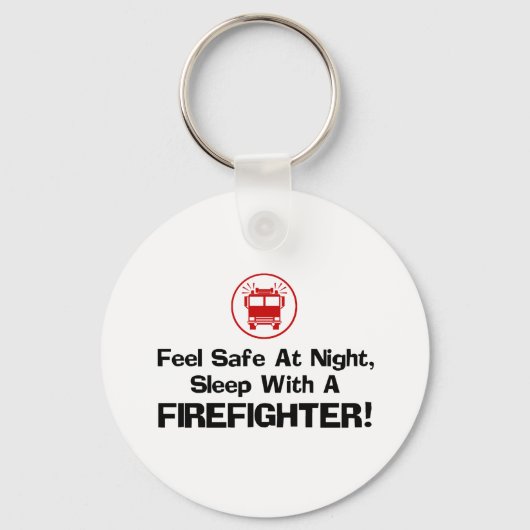 Funny Firefighter Sleutelhanger (Voorkant)