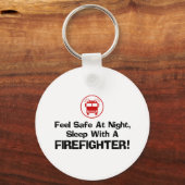 Funny Firefighter Sleutelhanger (Voorkant)