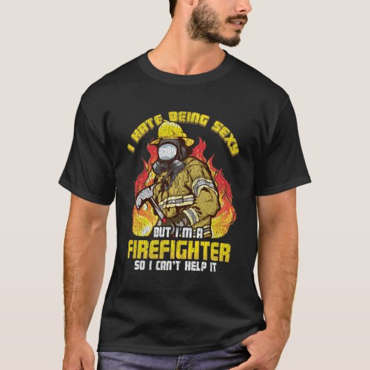 Funny Firefighters T-Shirt Firefighter Gift for Fi (Voorkant)
