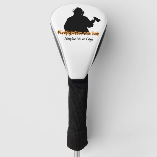 Funny Firefighters zijn hot Golfheadcover (Voorkant)
