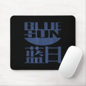 Funny Firefly Blue Sun Nerd Geek Muismat (Met muis)