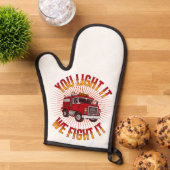 Funny Firehouse Kitchen Ovenwant (Top down)