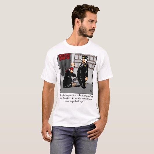 Funny Fireman Humor Tee Shirt (Voorkant volledig)