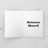 Funny Firemen Humor Welcome Greeting Card Kaart (Binnen)