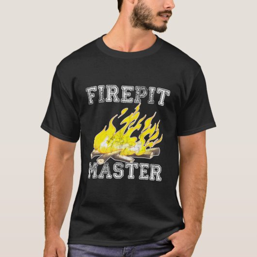 Funny Firepit Fire Pit T-shirt (Voorkant)