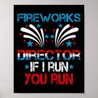 Funny Fireworks Director die ik runde je op 4 juli