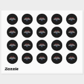 Funny Fireworks Shirt Sorry Cant Fireworks, vierde Ronde Sticker (Vel)