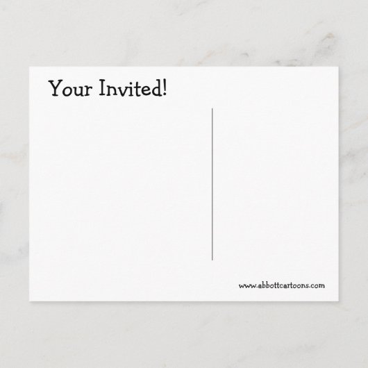 Funny Firey Birthday Cake Briefkaart (Achterkant)