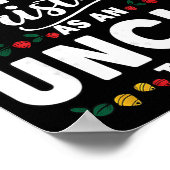 Funny First Christmas As An Uncle To Be New Uncle Poster (Hoek)