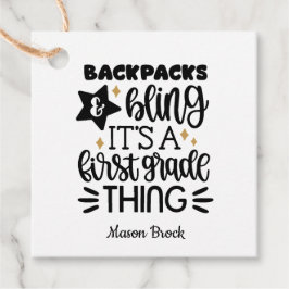 Funny First-graad gepersonaliseerd cadeau Bedankjes Labels