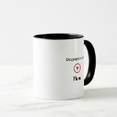 Funny first-koffietypografie mok (Voorkant rechts)