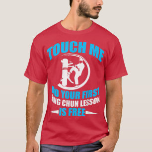 FUNNY FIRST LESSON IS GRATIS CHUN Sports EN M T-shirt