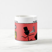 Funny First Smoke Ring Stickman Mok - 122 (Center)