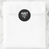 Funny First Time Pregnancy Announcement - Aunt To  Ronde Sticker (Tas)