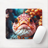 Funny Fish and Coral Close Muismat (Met muis)