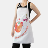 Funny Fish and Worm Love Romantic Cartoon Schort (Insitu)