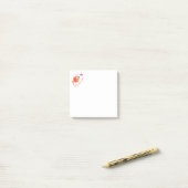 Funny Fish and Worm Love Romantic Post-it® Notes (Op bureau)