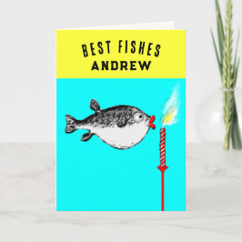 Funny Fish Birthday Kaart