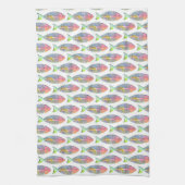 Funny Fish Kitchen Towel Theedoek (Verticaal)