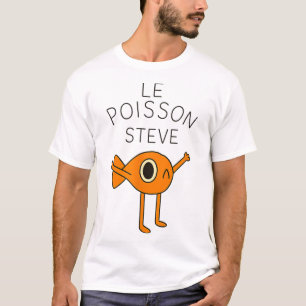 Funny Fish Le Poisson Steve Voor Kinderen Vrouwen T-shirt