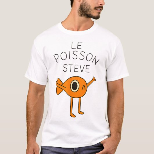 Funny Fish Le Poisson Steve Voor Kinderen Vrouwen T-shirt (Voorkant)