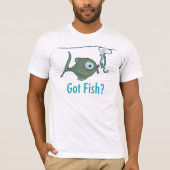Funny Fish Mannen White T-shirt (Voorkant)