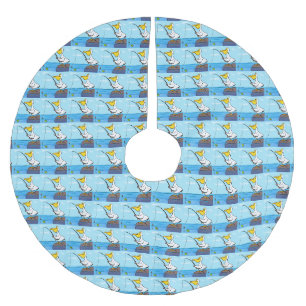 Funny fish pelican cartoon kerstboom rok
