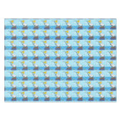 Funny fish pelican cartoon tafelkleed (Voorkant (Horizontaal))
