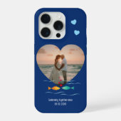 Funny Fish Pun Custom Photo Valentine's Day iPhone Hoesje (Achterkant)
