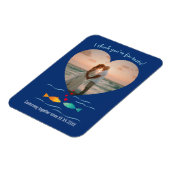 Funny Fish Pun Custom Photo Valentine's Day Magneet (Linkerzijde)