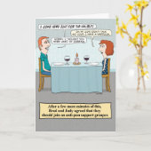 Funny Fish Puns Birthday Kaart (Gele Bloem)